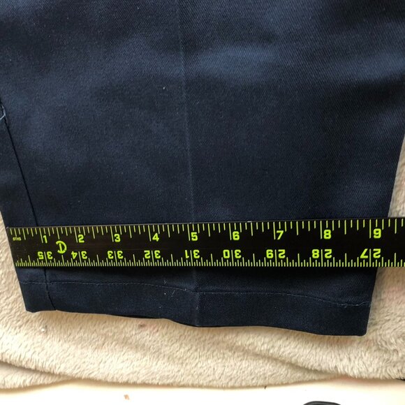 Dickies Men's 874 Work Pants Size 42x31 Classic Straight Relaxed Casual Navy - Picture 4 of 16